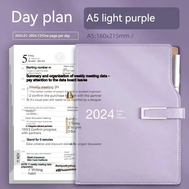 Home Fashion Simple Schedule Notebook - Bellarte Enchanté Home Fashion Simple Schedule Notebook